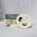 loofah soap rest feature